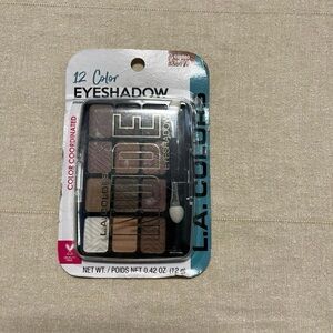 L.A. Colors 12 Color Eyeshadow Palette - Nude Collection